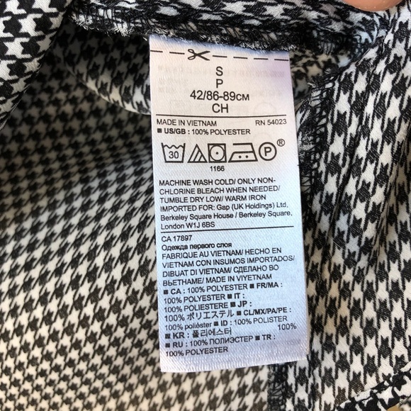 Houndstooth Dress Top, Like-New Condition - Picture 5 of 7